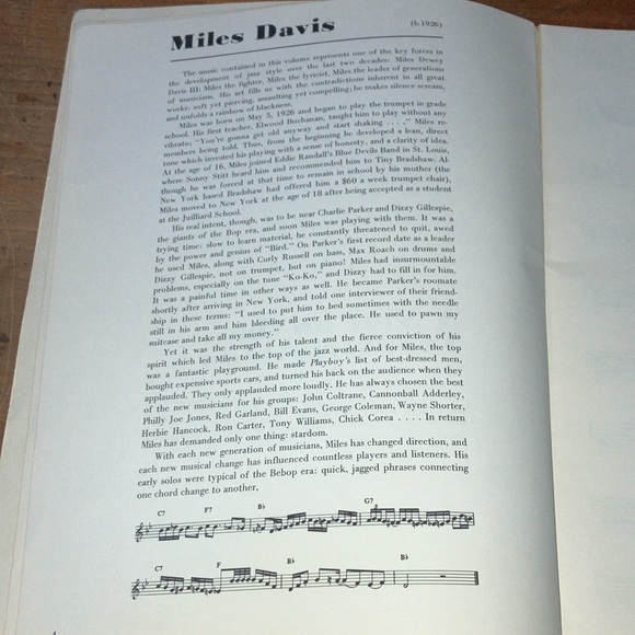 Vintage Miles Davis solos for Bb trumpet volume 89 Music for Millions Series - Picture 9 of 16
